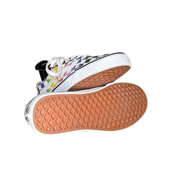 VANS Ward 'Rainbow Checkerboard' 500714 W7 Skate Sneakers Trainers - Picture 5 of 6